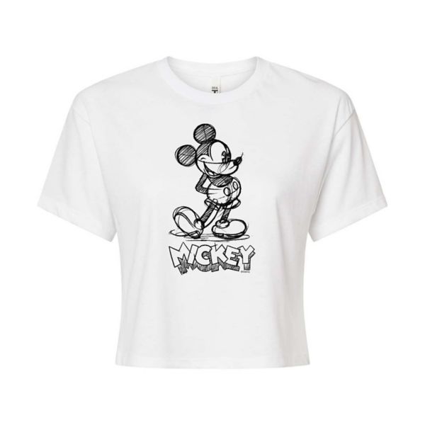 

Футболка с принтом Микки Мауса и друзей для девушек Disney, белый