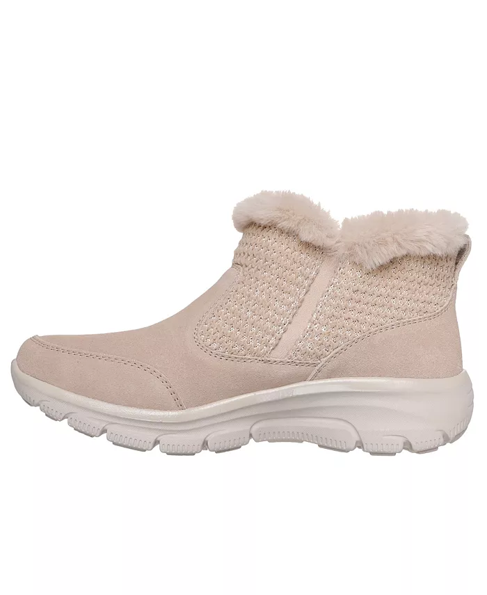 Женские ботинки Relaxed Fit с памятью формы Easy Going от Finish Line Skechers, загар/бежевый — фото 3
