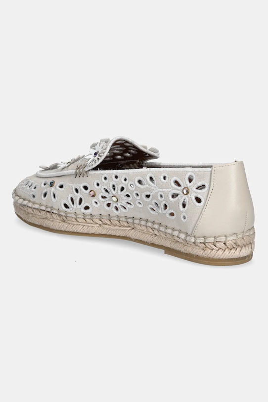 Замшевые эспадрильи Flower Espadrille Loafer Kurt Geiger London, бежевый — фото 3