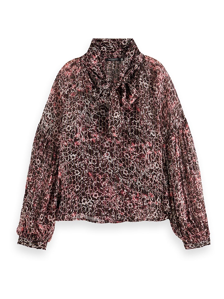 

Scotch & Soda Блузка бордового/белого цвета