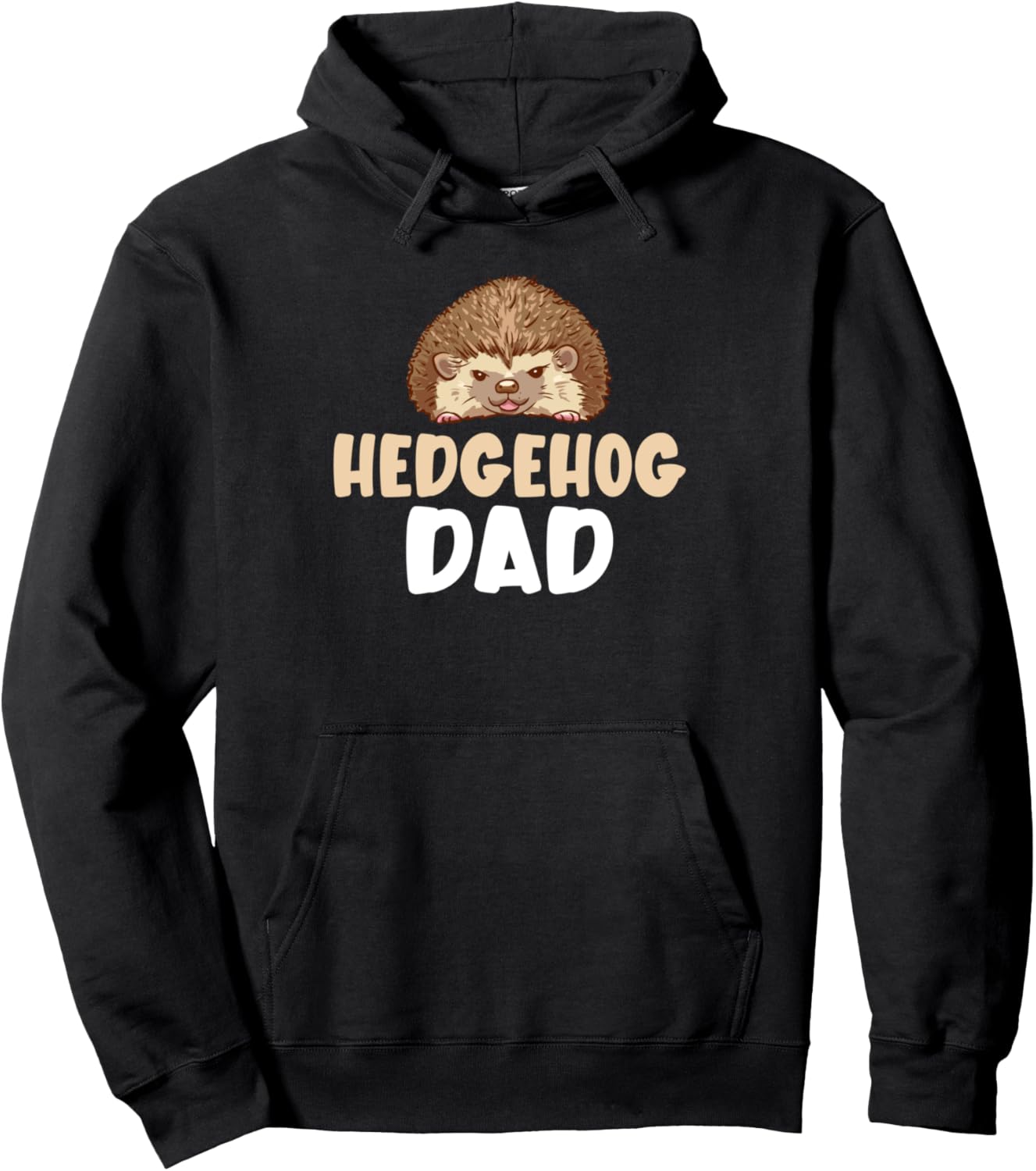 

Худи «Папа-ежик» Hedgehog Lover Gifts, черный