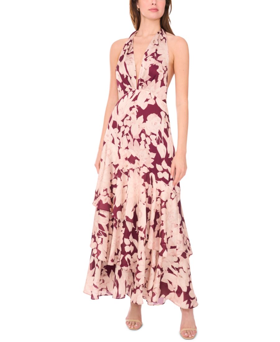 

Женское длинное платье без рукавов с завязками на шее Parker, Zinfandel