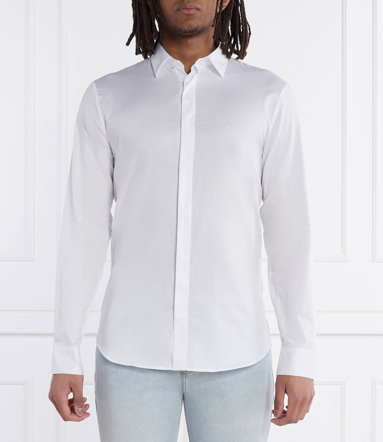 

Рубашка Armani Exchange Slim Fit, белый