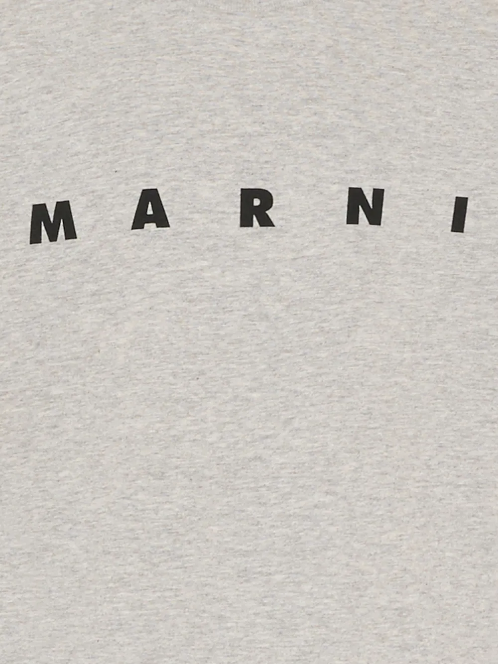 Футболка с короткими рукавами и логотипом Marni Kids, серый — фото 3