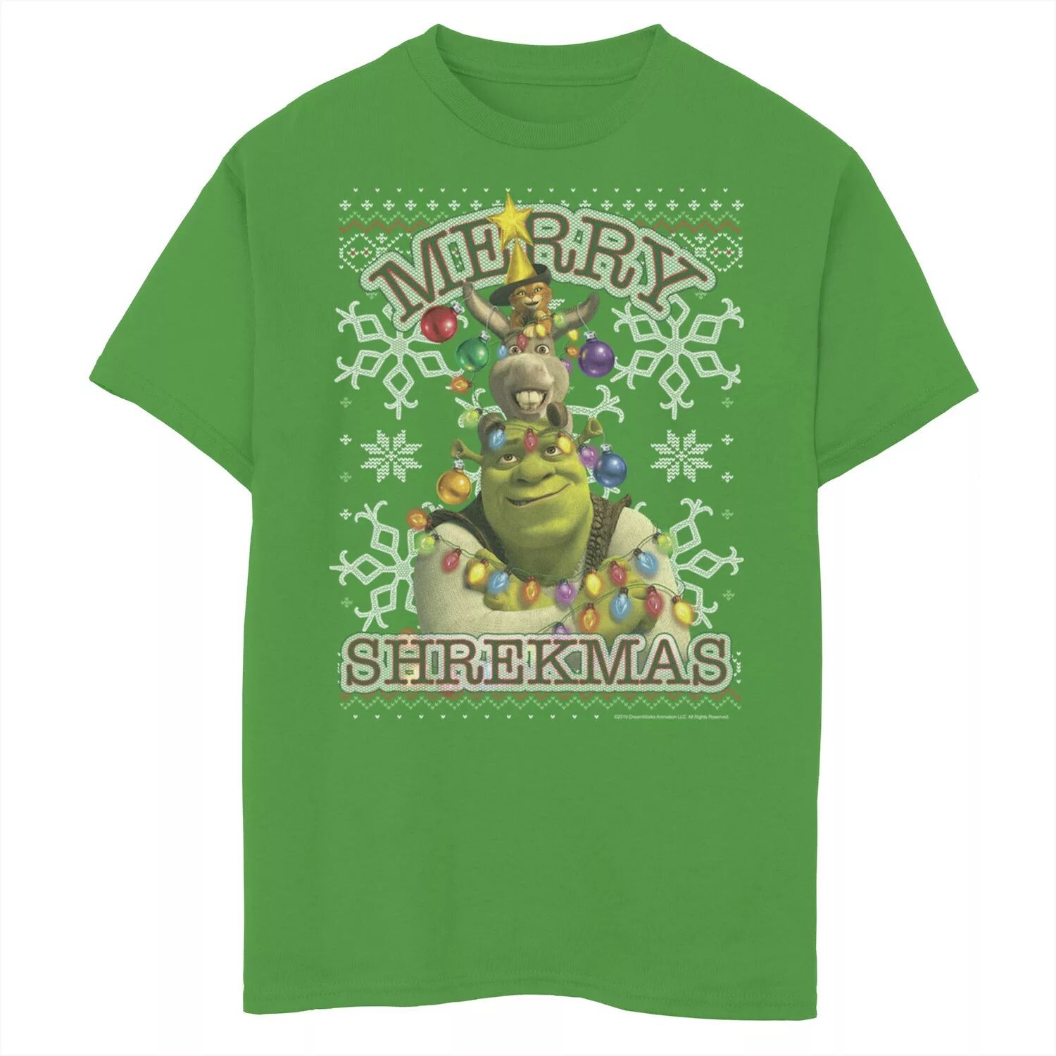 

Футболка с рисунком DreamWorks Shrek Merry Shrekmas для мальчиков 8–20 лет DreamWorks