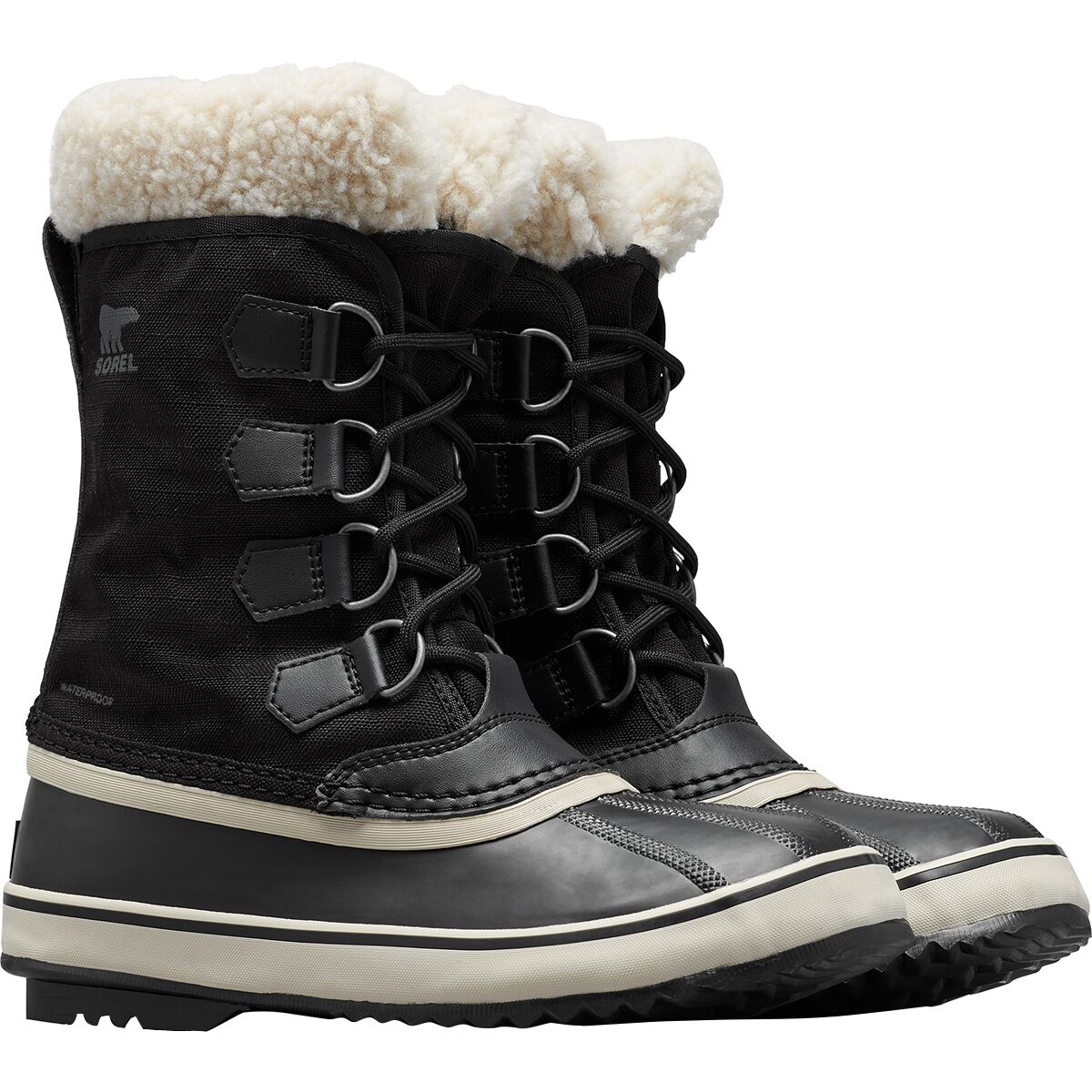 Зимние ботинки женские Sorel Winter Carnival из нейлона, серый — фото 2