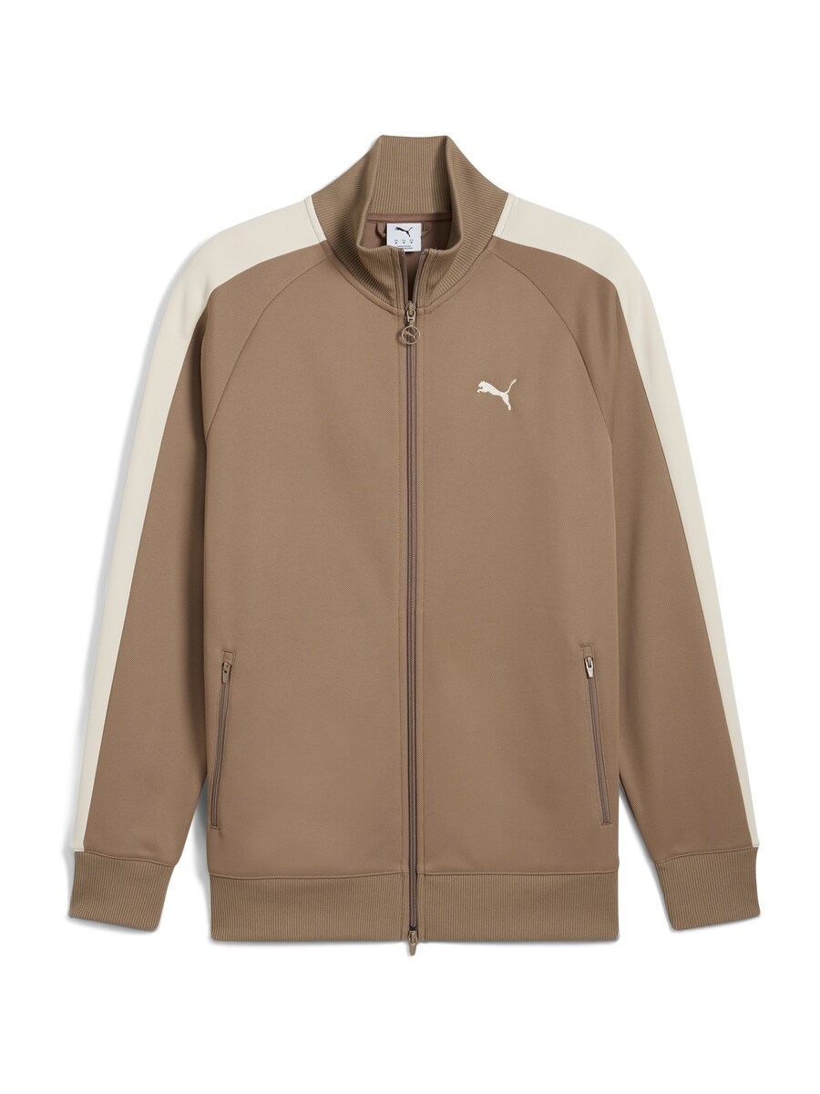 

Толстовка с капюшоном на молнии PUMA T7 ALWAYS ON, серо-коричневый