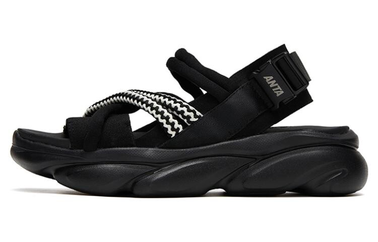 

Пляжные сандалии Life Collection женские, черные/белые Anta