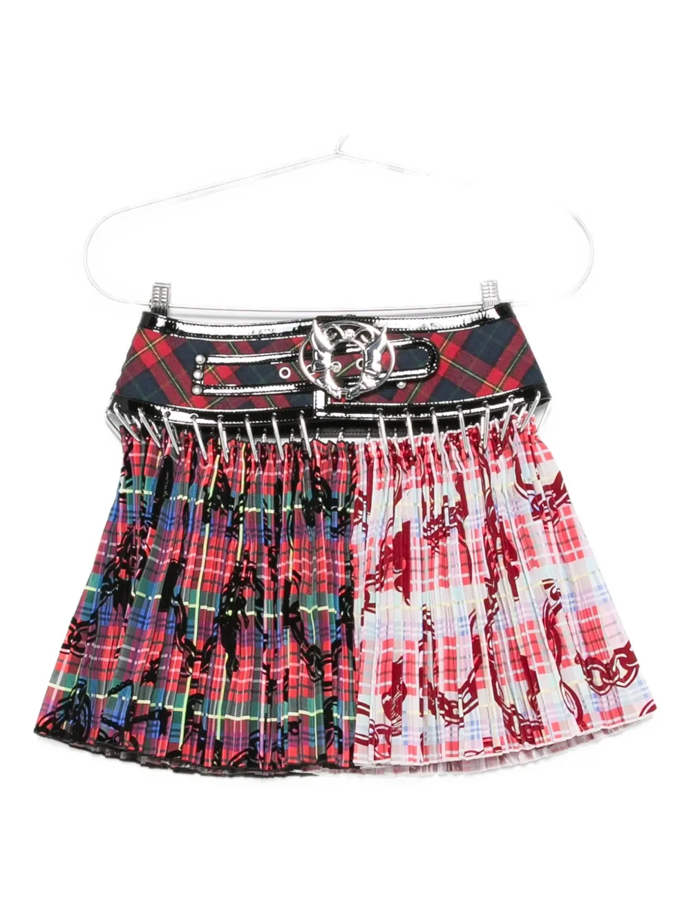 

Плиссированная юбка с карабином Chopova Lowena, красный