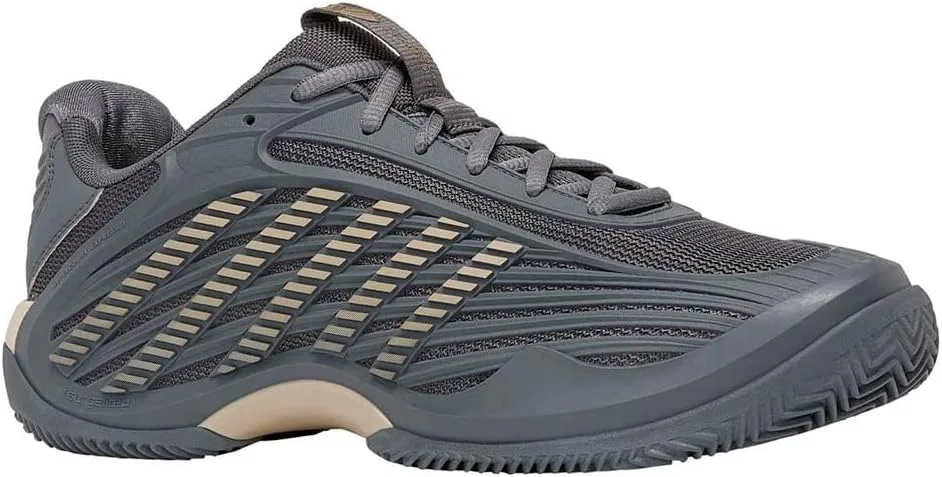 Кроссовки теннисные K-Swiss Hypercourt Express 3 Clay, Whitecap Gray Pale Khaki Turbulence — фото 3