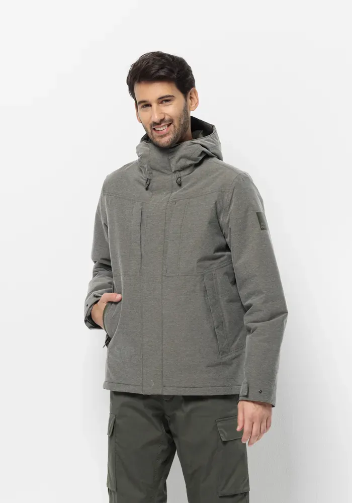 

Зимняя куртка Jack Wolfskin "SNOWY PARK JKT M", с капюшоном, цвет Island-Moss