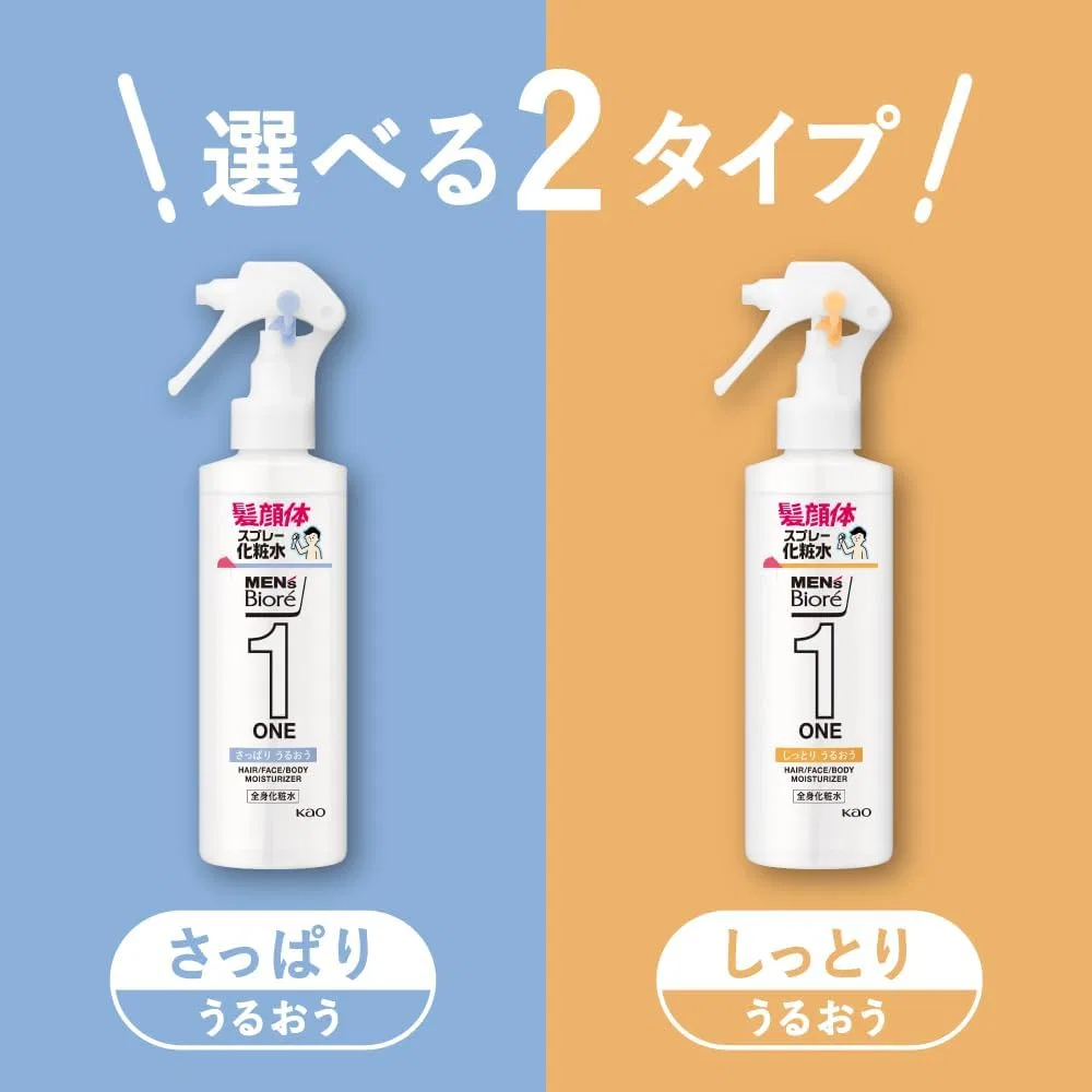Лосьон для тела Men's Biore ONE Full Body Lotion Spray Refreshing Refill, 400 мл x2 — фото 4