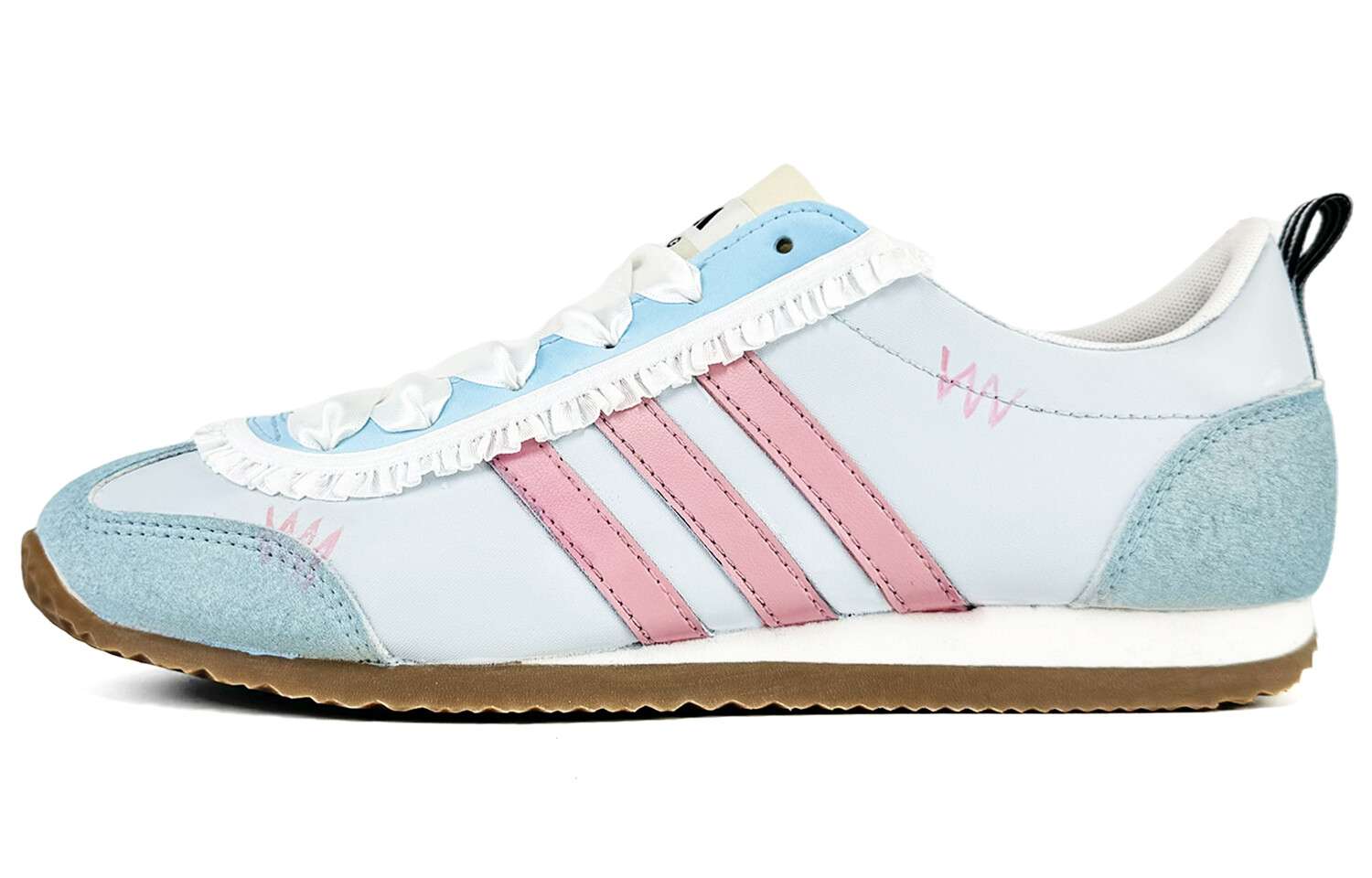 

Кроссовки adidas neo VS JOG 2.0 Lifestyle Shoes Unisex Low-top Pink, голубой, Синий, Кроссовки adidas neo VS JOG 2.0 Lifestyle Shoes Unisex Low-top Pink, голубой
