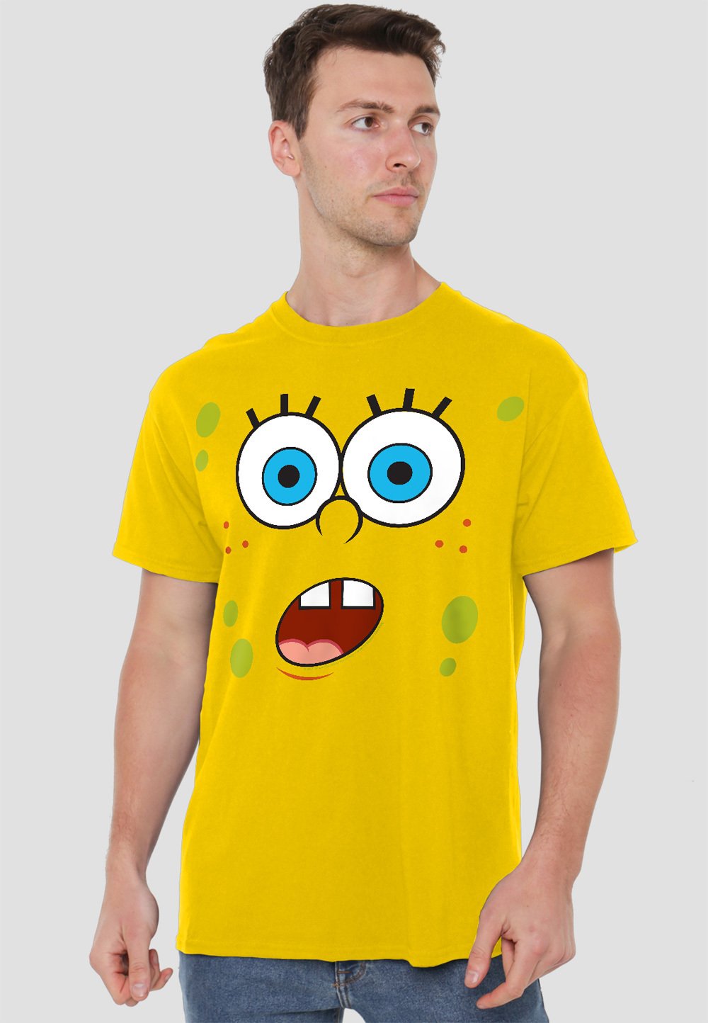 

Футболка с принтом SPONGEBOB Cotton Soul, желтый