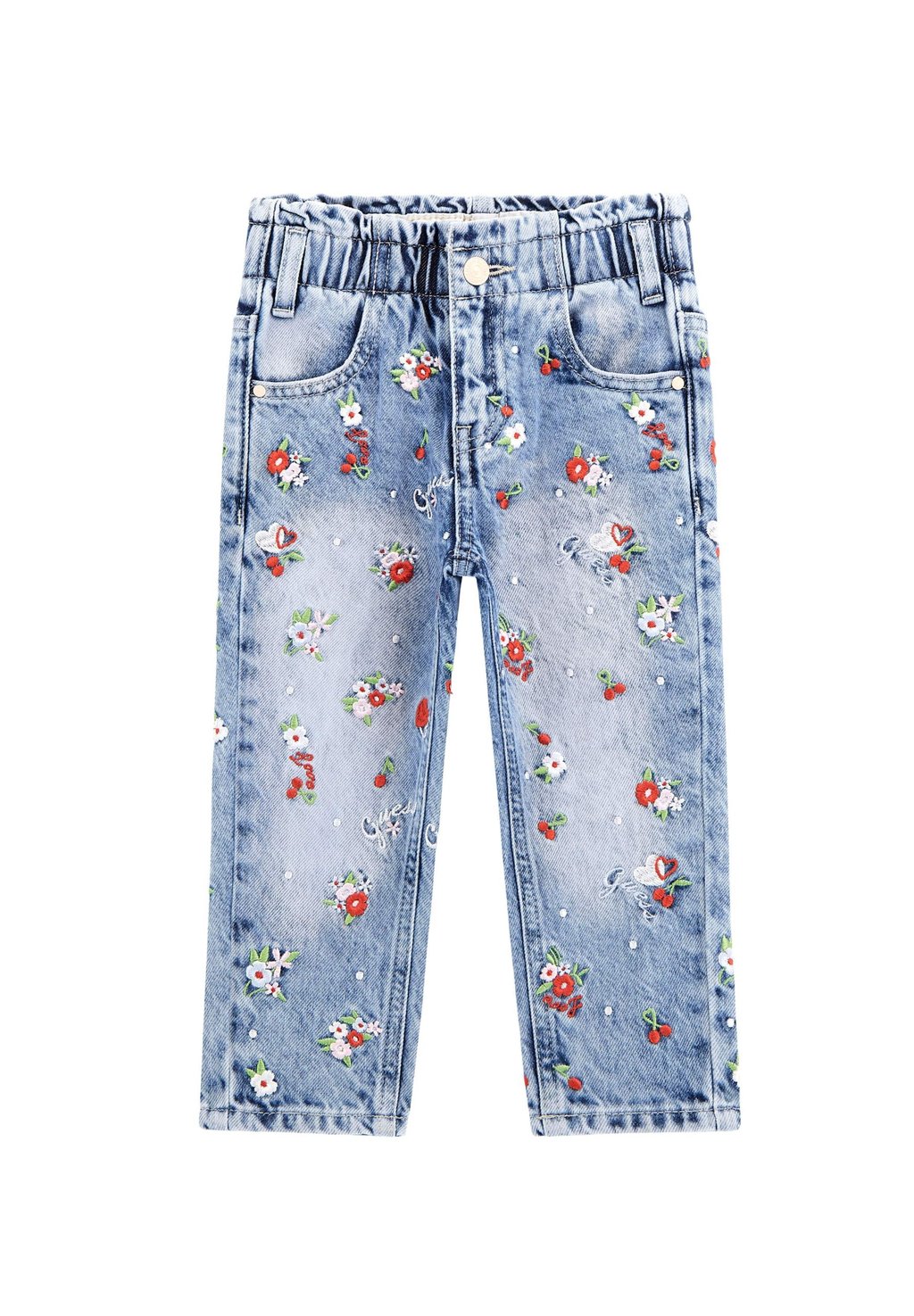 

Джинсы прямого кроя BESTICKTE Guess, синий