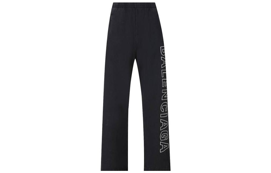 

Брюки мужские Balenciaga с логотипом, черный