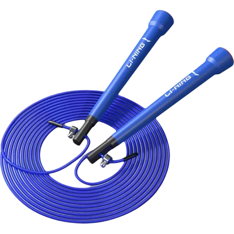 

Профессиональная гоночная скакалка для студентов материал ручки abs материал шнура pvc стальной трос 2,8 м LINING, синий