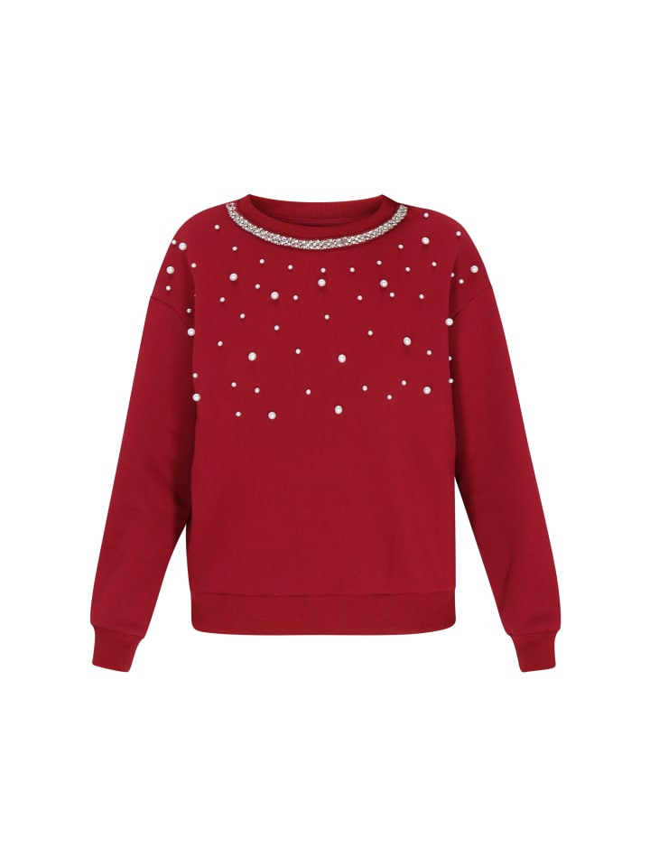 

Faina Женская толстовка бордового цвета, Красный, Faina Женская толстовка бордового цвета