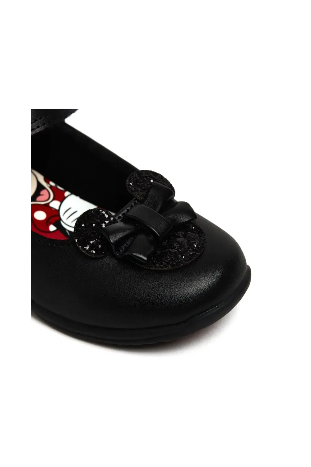 Туфли-лодочки Minnie Mouse с 3D бантиком Disney, черный — фото 4