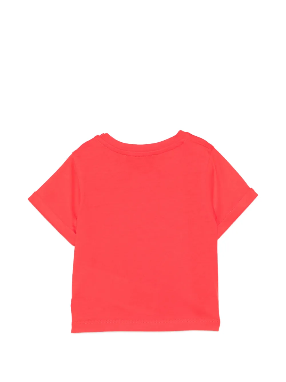 Футболка с принтом Moschino Kids, красный — фото 2