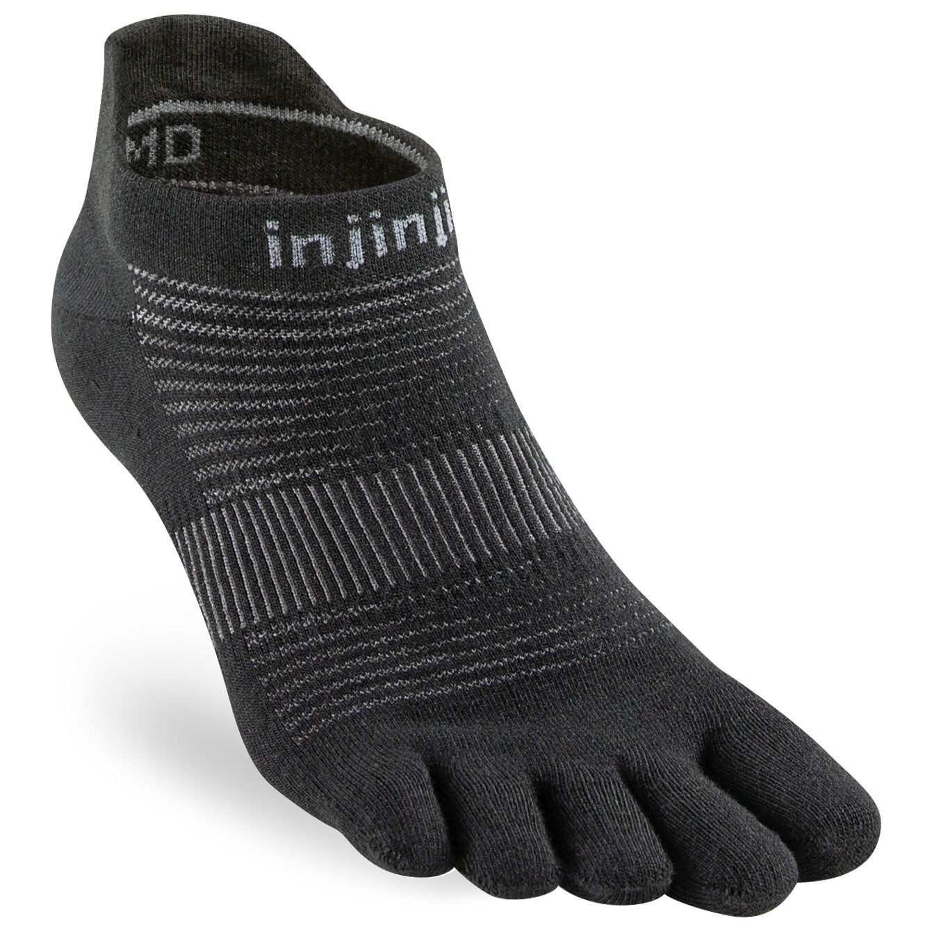 

Носки для бега Injinji Run Original Weight No Show, черный