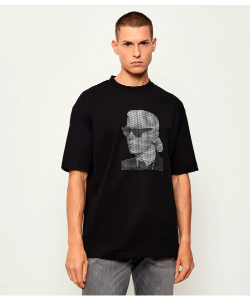 

Футболка Loose fit Karl Lagerfeld, черный
