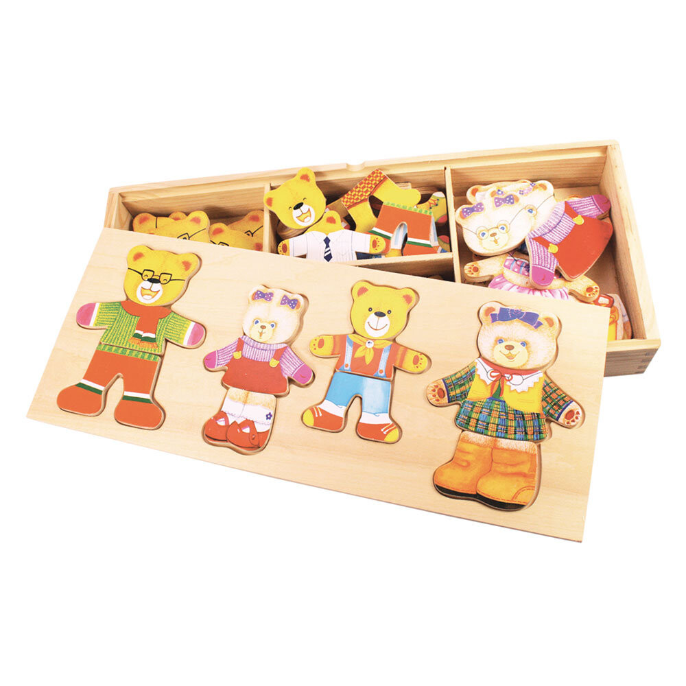 

Пазл Bigjigs Toys, Семья плюшевых мишек