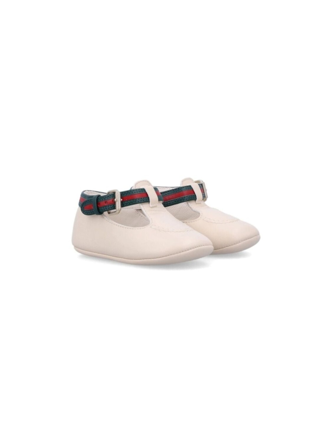 

Балетки Gucci Kids Web-полоски, серый