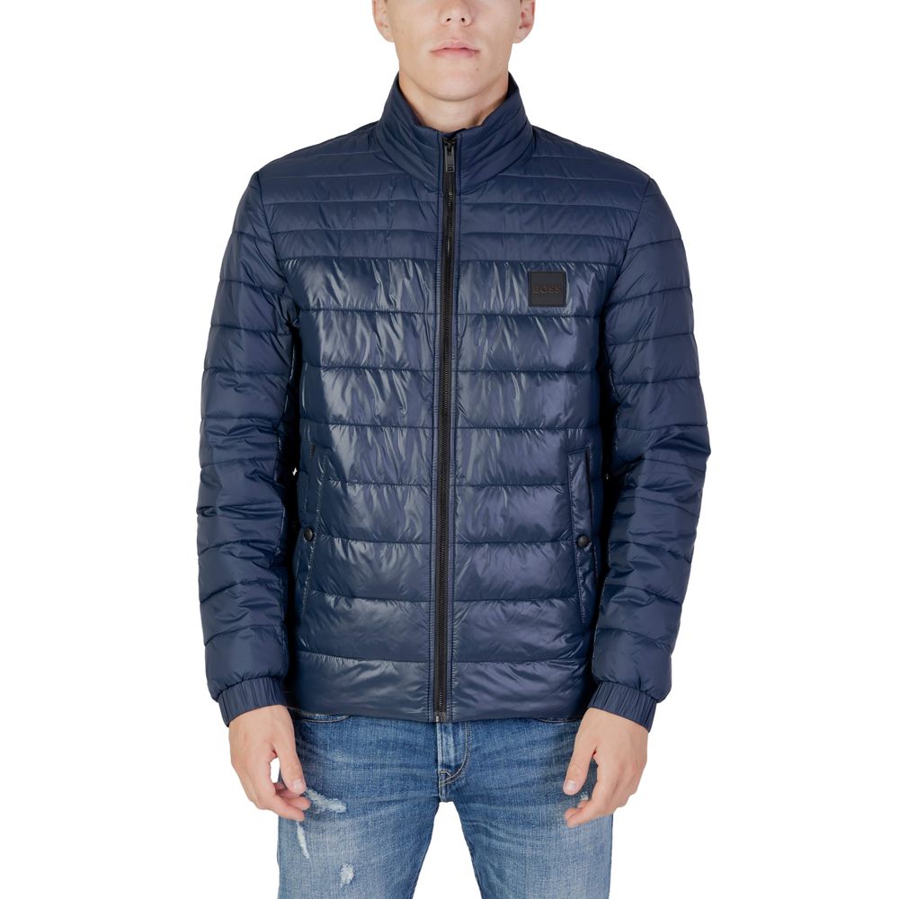 

Синяя куртка из полиэстера Hugo Boss