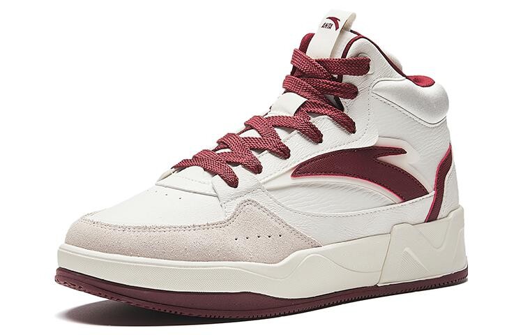 Кроссовки ANTA Skateboarding Shoes Men High-top White, белый — фото 2