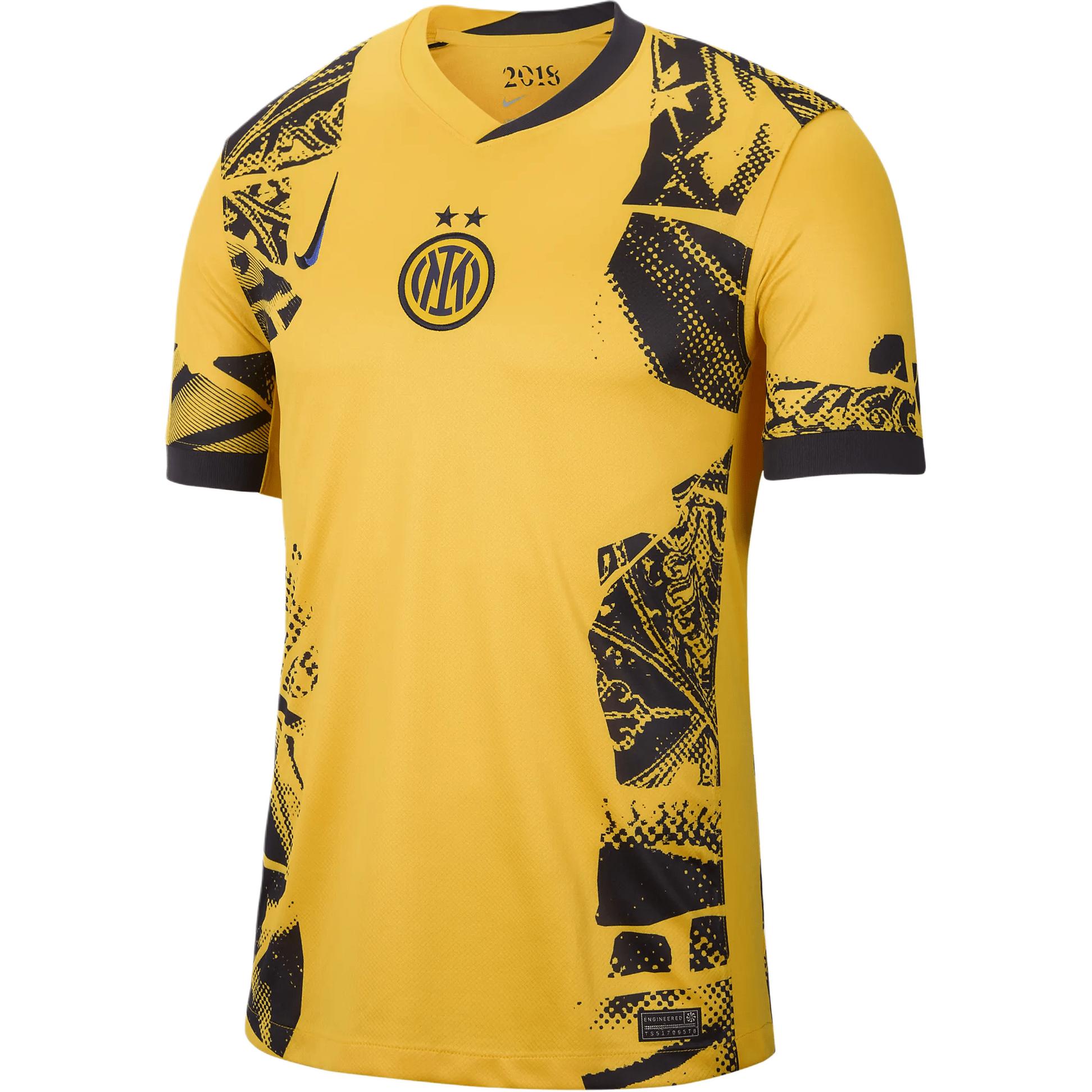 Футболка Inter Milan Dri Fit FW24 мужская золотая черная Nike — фото 2