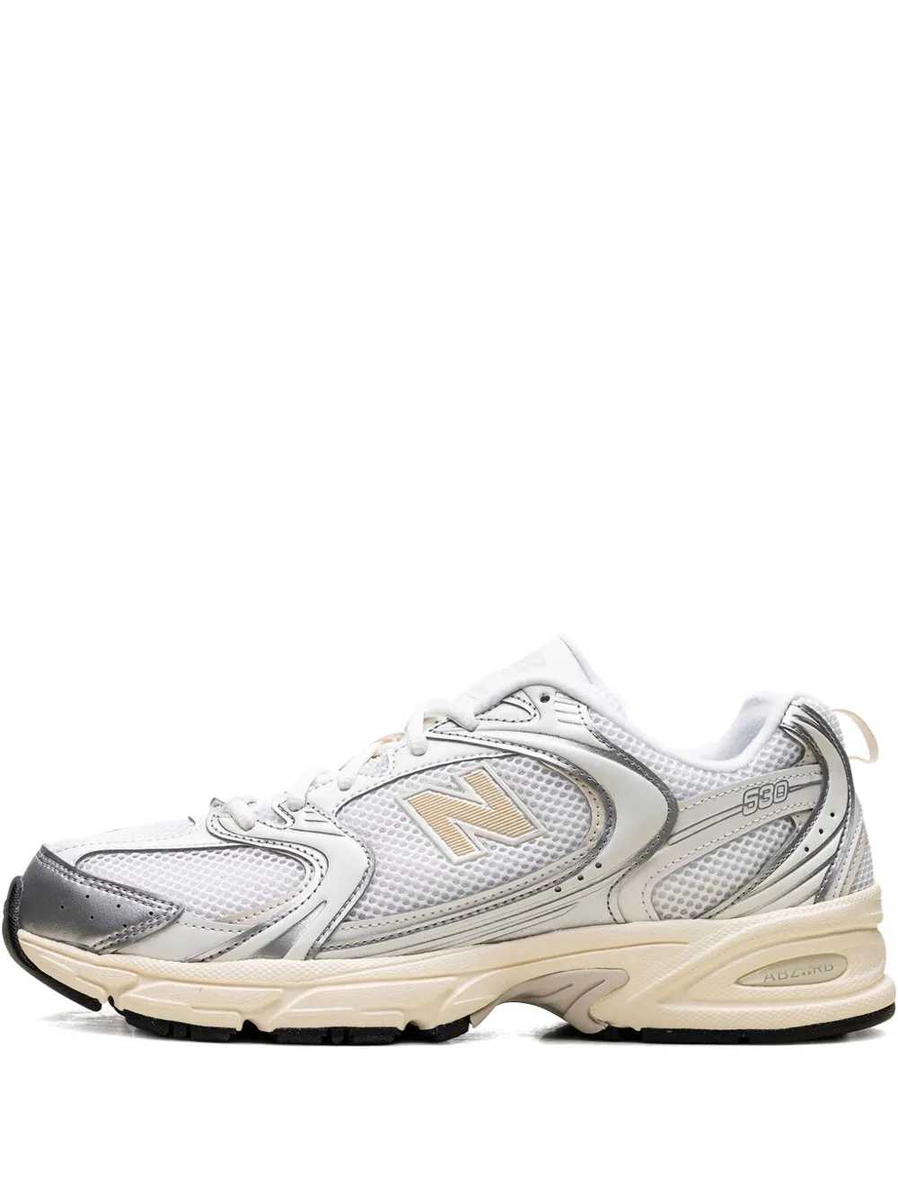 

530 Кроссовки «Серебристый металлик» NEW BALANCE, белый