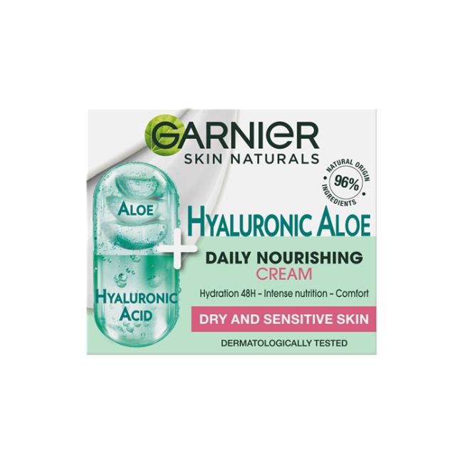 

Skin Naturals гиалуроновый крем для лица с алоэ Garnier, 50 мл