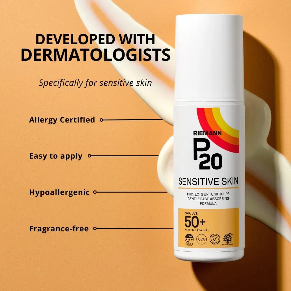 Солнцезащитный крем Riemann P20 SPF50 Sensitive Sun Cream, 100 мл P20 — фото 4