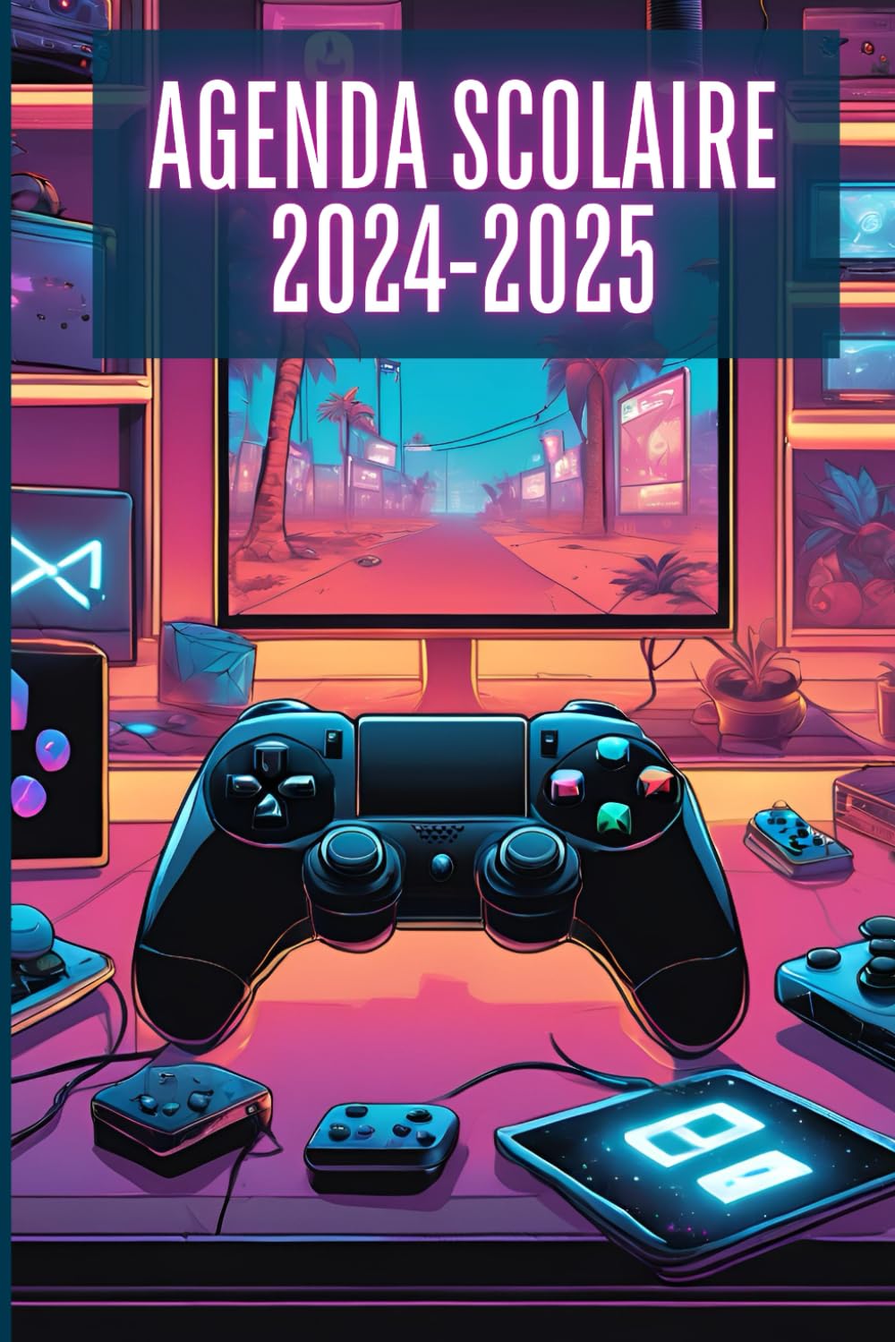 

Agenda scolaire gamer 2024 2025: Hebdomadaire | Semainier | Format A5 | Pour étudiants, Collège, Lycée, Université (French Edition) (Independently published)