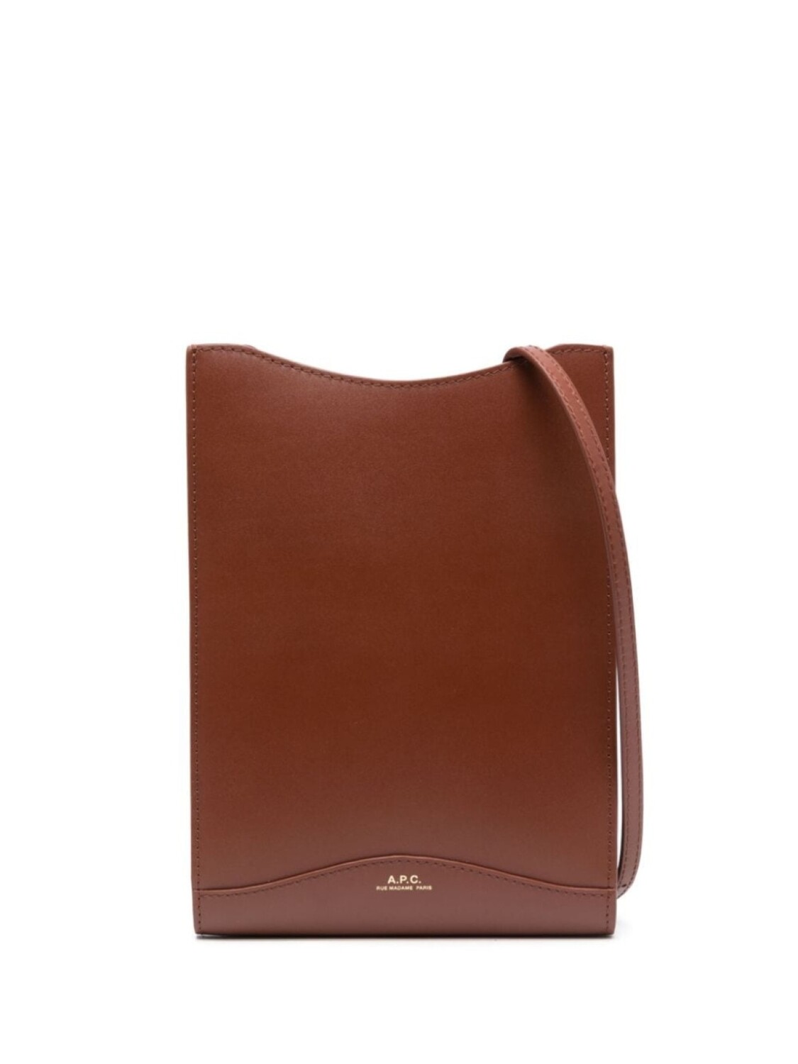 

A.P.C. сумка Jamie с логотипом, коричневый