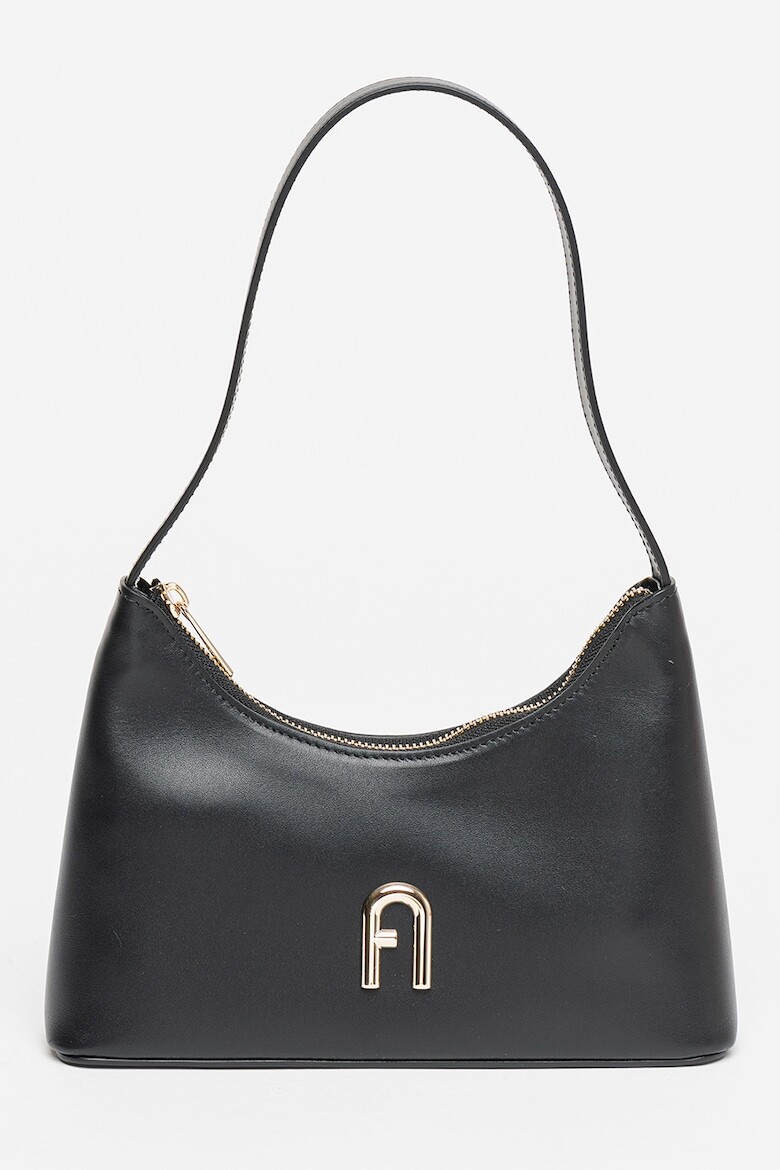 

Кожаная сумка через плечо Diamante Furla, черный