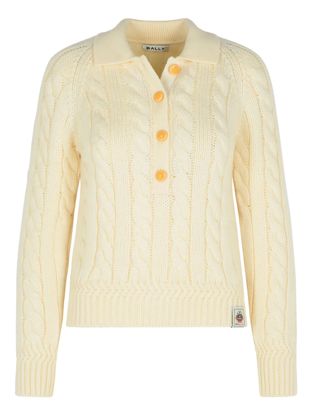 

Шерстяной свитер в рубчик Bally, нейтральный