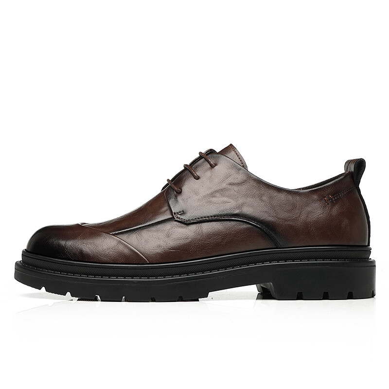 Туфли мужские Men"s Casual Men Low-Top Shanpijiang, чайный/коричневый — фото 2