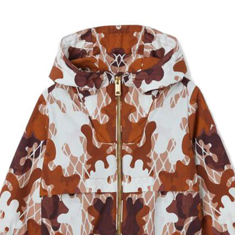 Burberry Куртка и пальто FW22 светло-орехового коричневого цвета для детей — фото 4