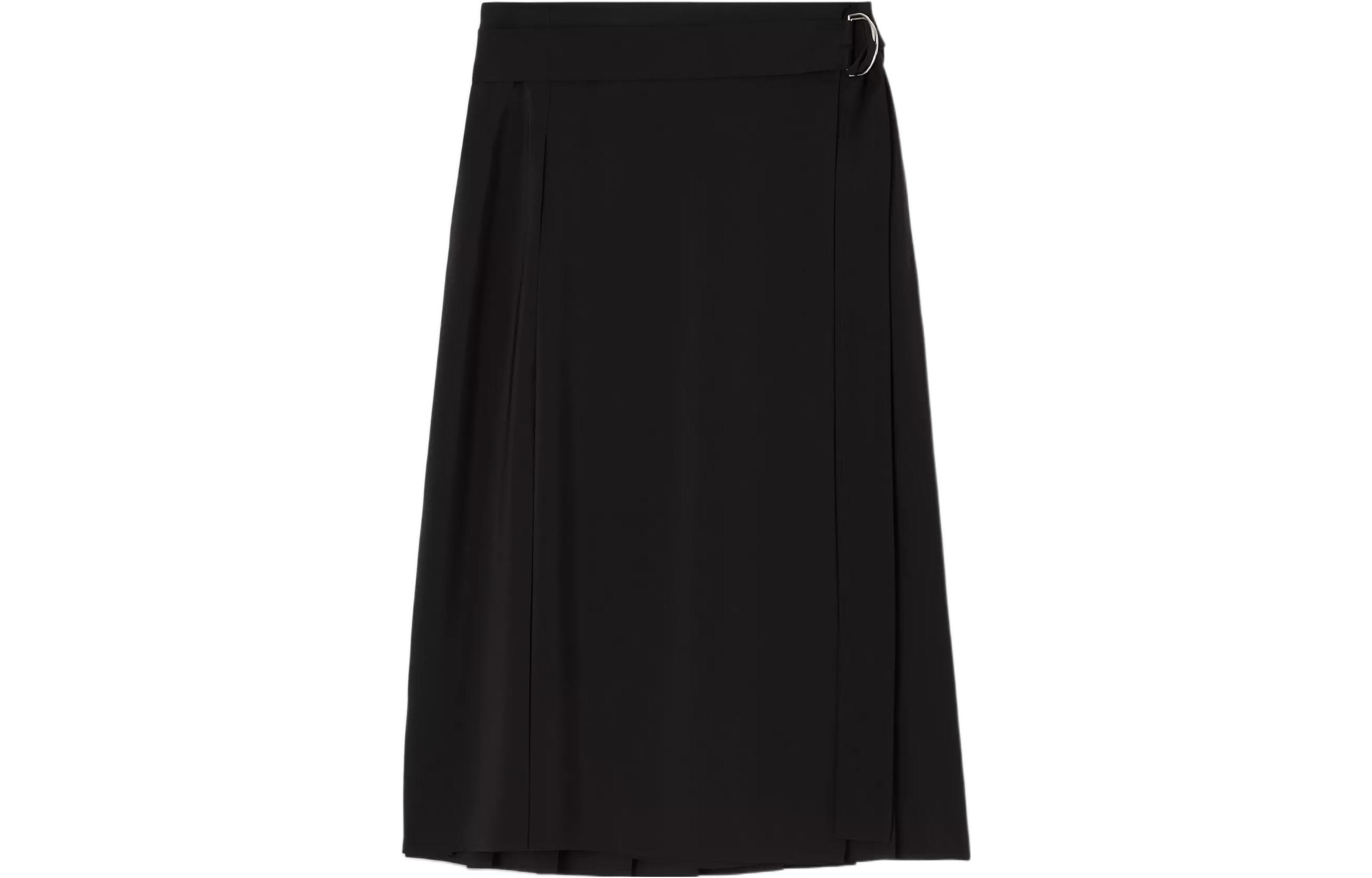 

FW22 Повседневная длинная юбка женская черная Burberry