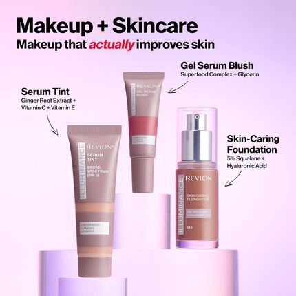 Румяна Illuminance Gel Serum сияющий коралловый Revlon — фото 3