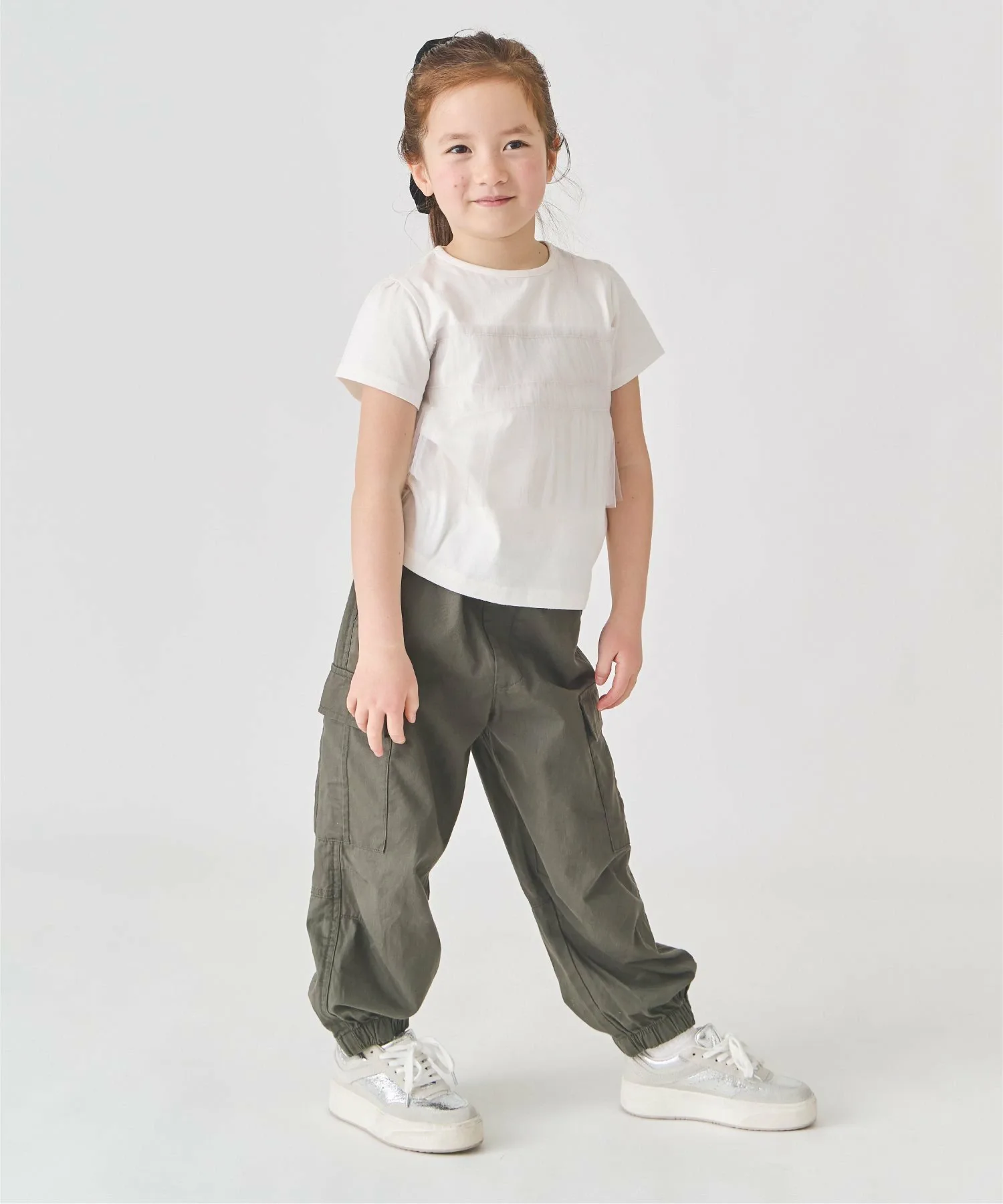 Шифоновая футболка Ever Closet, цвет Off White