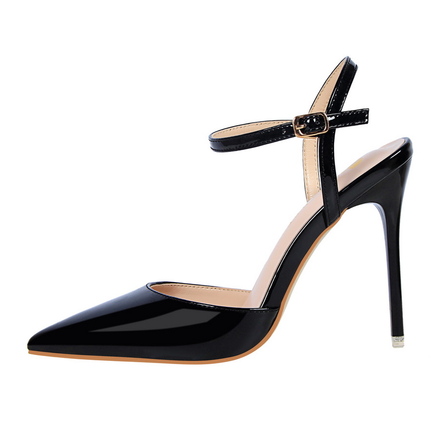 QITUMAUL Сандалии на ремешках с каблуком 10,5 см женские золотые, цвет Gold[Heel Height 10.5cm] — фото 3