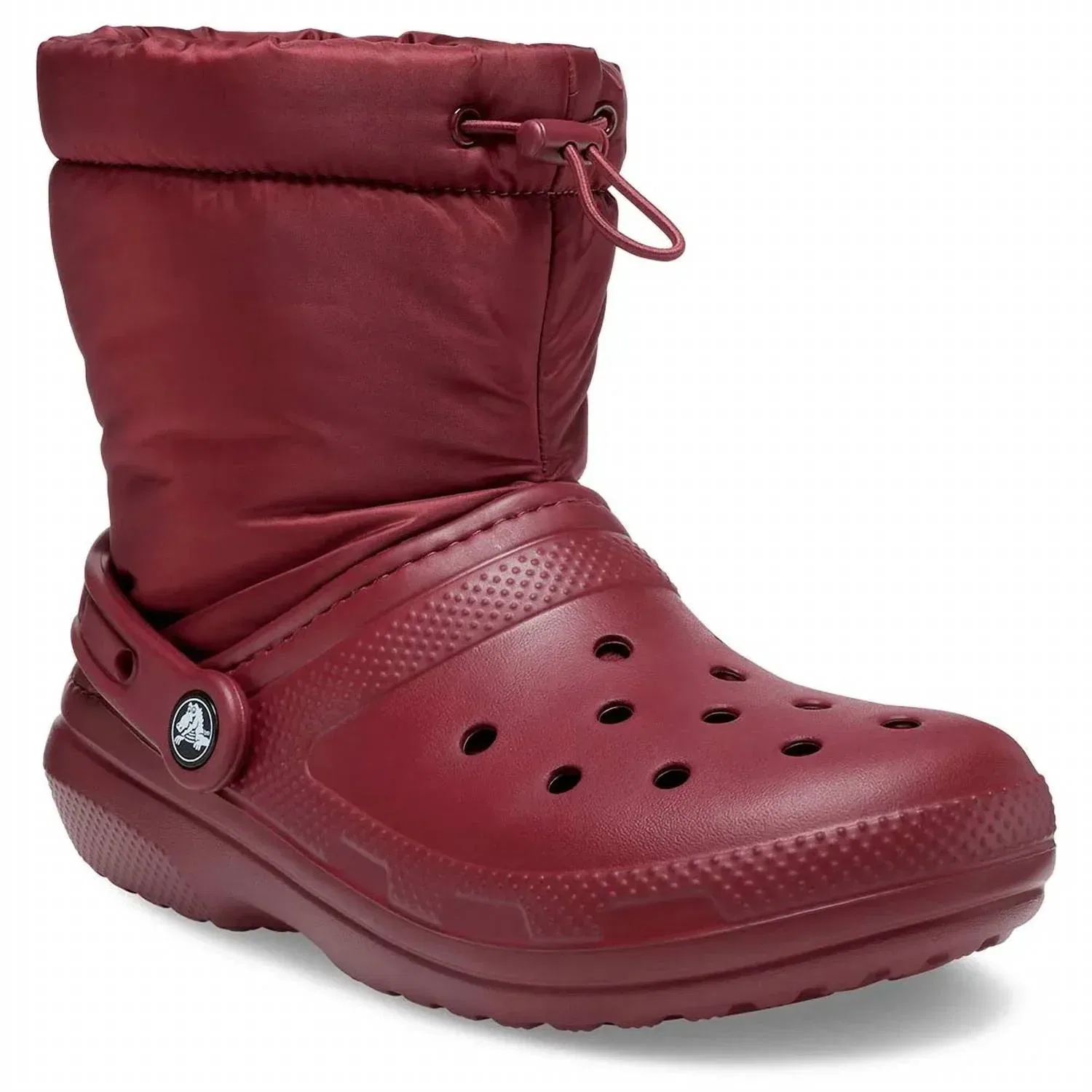 Crocs Мужские классические ботинки Neo Puff на подкладке, цвет гранатовый — фото 2