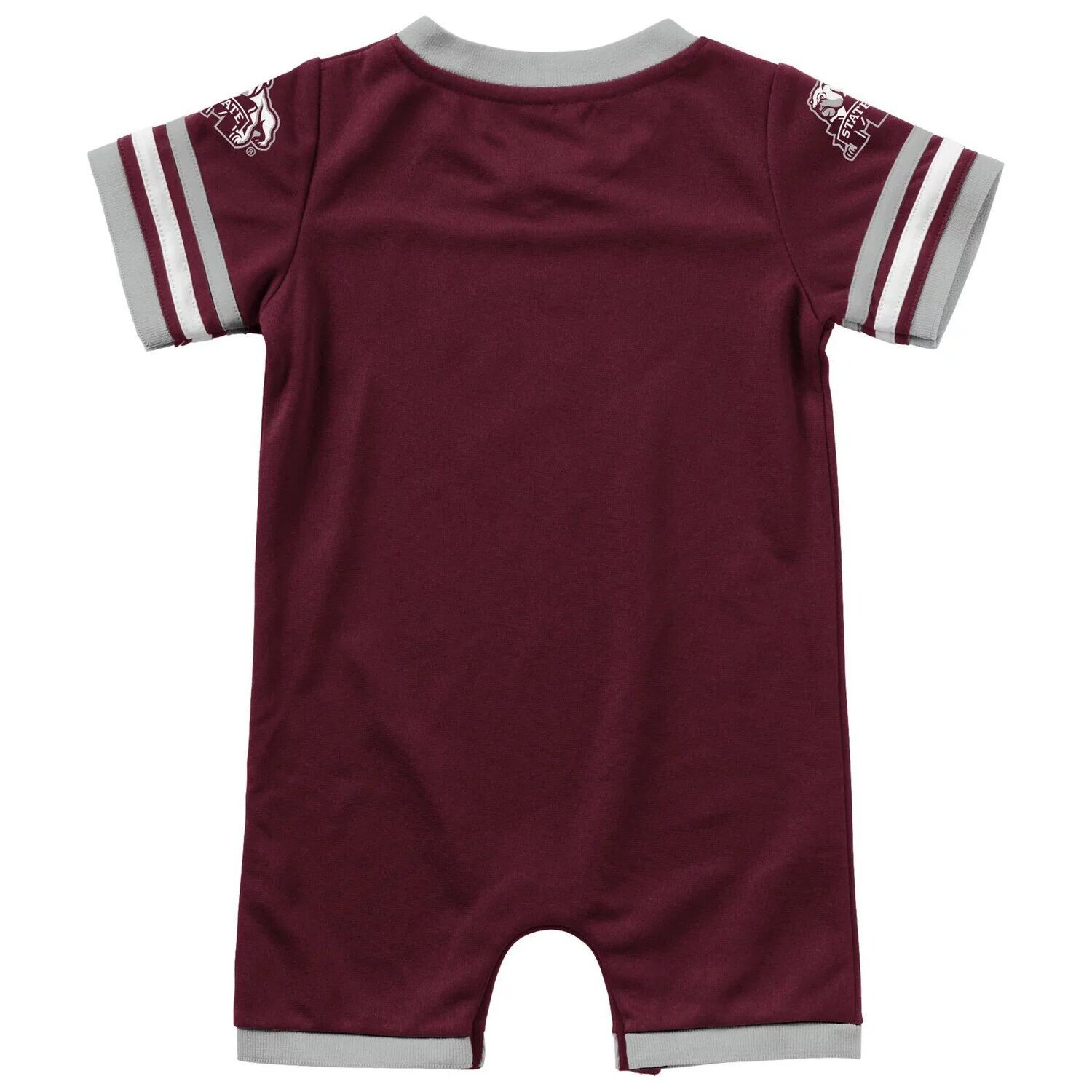 Комбинезон Colosseum Maroon Mississippi State Bulldogs Bumpo Football Logo для новорожденных и младенцев Colosseum — фото 2