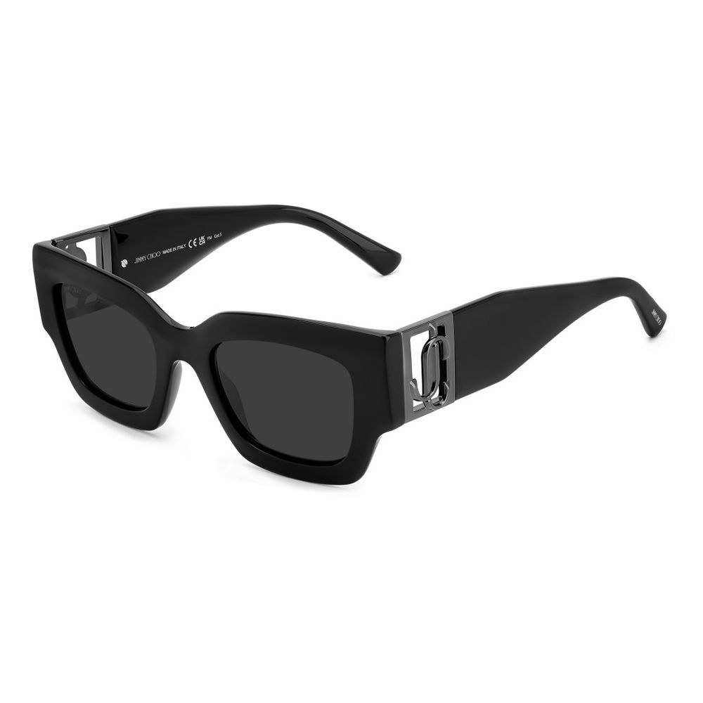 

Черные ацетатные солнцезащитные очки Jimmy Choo Eyewear