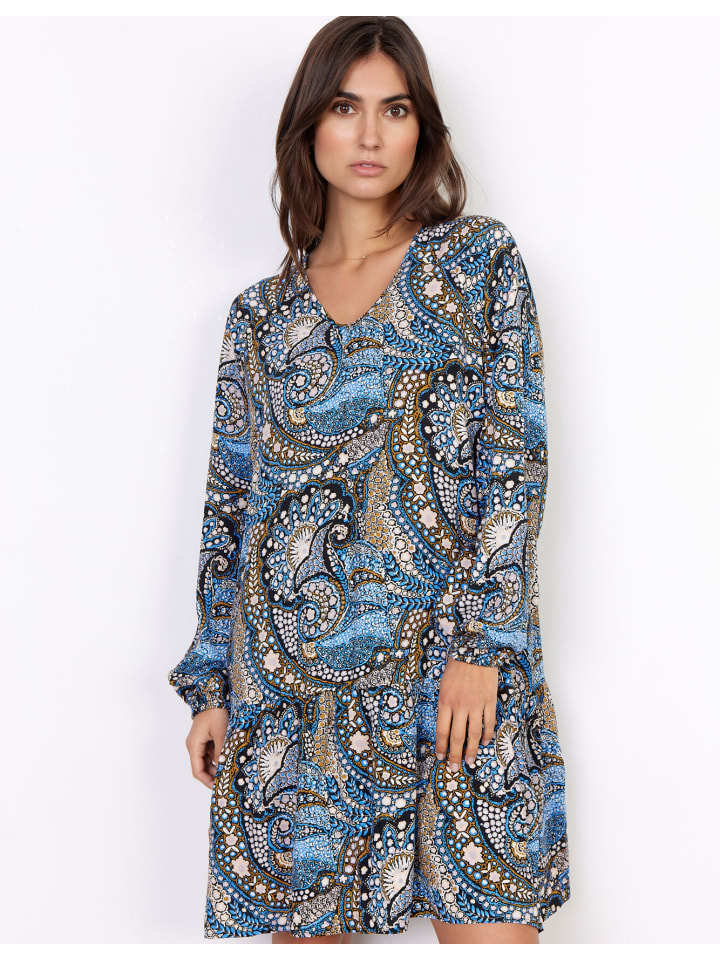 

Короткое платье soyaconcept, цвет c bright blue combi