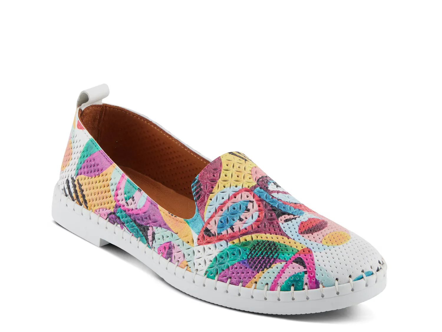Слипоны Carraway Slip-On Spring Step, белый/мультиколор
