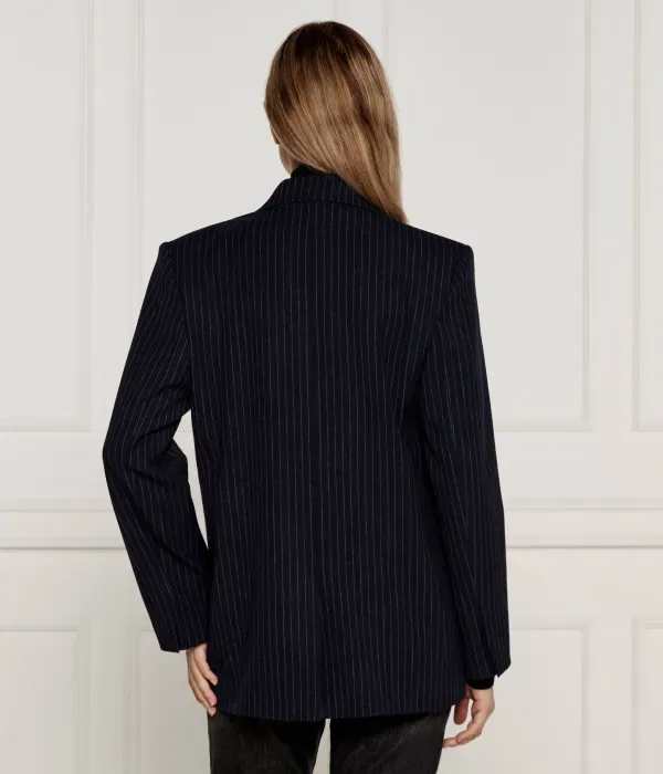 Элегантный жакет slim fit Calvin Klein, темно-синий — фото 3